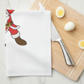 Linge De Cuisine Croyez-vous, Père Noël frappe un pot (Quart Plié)