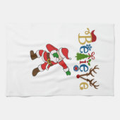 Linge De Cuisine Croyez-vous, Père Noël frappe un pot (Horizontal)