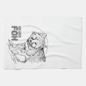 LINGE DE CUISINE CRU DE RENARD ARGENTÉ (Horizontal)