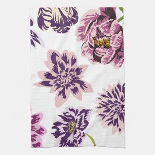 Linge De Cuisine Cru floral