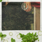 Linge De Cuisine Crystal Ball Woman Waterhouse Peinture (Plié)