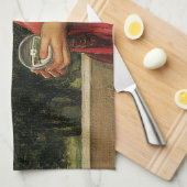 Linge De Cuisine Crystal Ball Woman Waterhouse Peinture (Quart Plié)