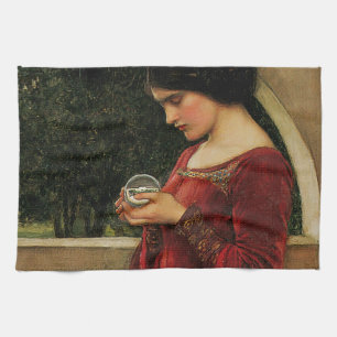 Linge De Cuisine Crystal Ball Woman Waterhouse Peinture