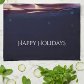 Linge De Cuisine Crystal Snowballs Holiday Kitchen Towel (Plié)