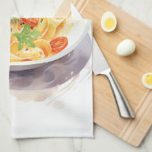 Linge De Cuisine Cucina Italiana : Artiste Italien (Quart Plié)