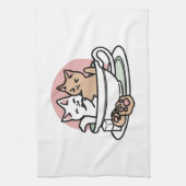 Linge De Cuisine Cuddin en coupe - Tea Time adorable (Vertical)