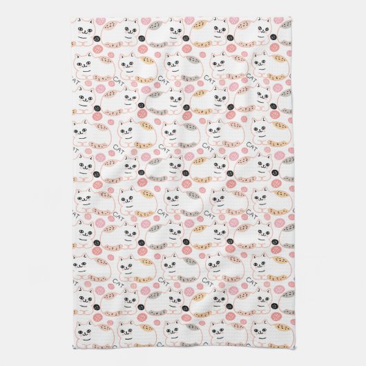 Linge De Cuisine Cuddle Motif de chats (Vertical)