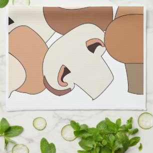 Linge De Cuisine Cueilleur de champignons comestibles mycologue che