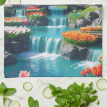 Cuisine avec calme – Jardin de montagne serein