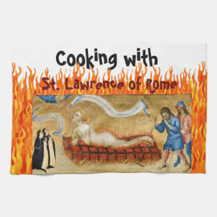 Linge De Cuisine Cuisine avec le Saint-Laurent de Rome (M 022)