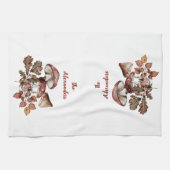 Linge De Cuisine Cuisine de champignons Cottagecore Laine Toadstool (Horizontal)