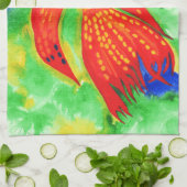 Linge De Cuisine Cuisine de conception de poissons/serviette de (Plié)