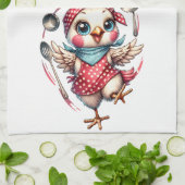 Linge De Cuisine Cuisine de poulet mignonne Citation de cuisine amu (Plié)