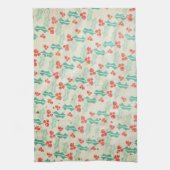 Linge De Cuisine Cuisine de style rétro Holly Feuilles et Berries (Vertical)