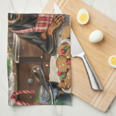 Linge De Cuisine Cuisine de vacances allemande Pinscher : Noël fest (Quart Plié)