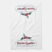 Linge De Cuisine Cuisine de vacances personnalisée Monogramme de fa (Vertical)