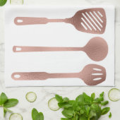 Linge De Cuisine Cuisine d'ustensiles de cuisine rose Gold (Plié)