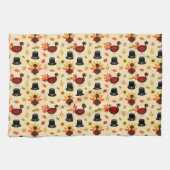 Linge De Cuisine Cuisine florale Bon thanksgiving Cute Turkey (Horizontal)