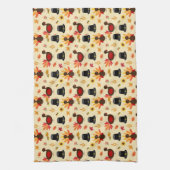 Linge De Cuisine Cuisine florale Bon thanksgiving Cute Turkey (Vertical)