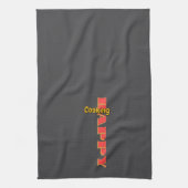 Linge De Cuisine Cuisine Heureuse Gris foncé DK (Vertical)