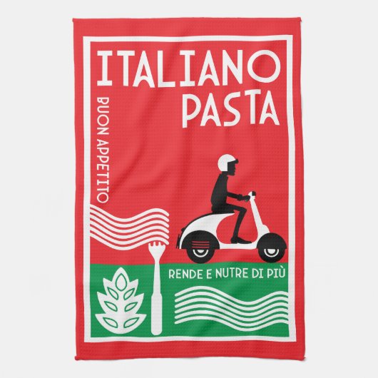 Linge De Cuisine Cuisine italienne (Vertical)