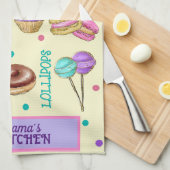 Linge De Cuisine Cuisine Macarons Cupcakes Lollipops et Donuts (Quart Plié)