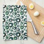 Linge De Cuisine Cuisine Motif atomique verte du milieu du siècle<br><div class="desc">Au milieu du siècle moderne et de l'ère atomique, des serviettes inspirées de l'époque ont été conçues comme à l'époque des années 1950. Beaucoup de gens possèdent des maisons du milieu du siècle et achèteront des produits qui représentent la période. C'est la touche finale parfaite pour votre maison du milieu...</div>