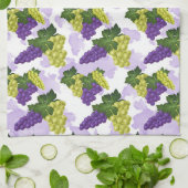 Linge De Cuisine Cuisine motif carrelée de raisin mignonne (Plié)