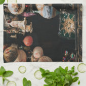 Linge De Cuisine Cuisine ornementale vintage (Plié)