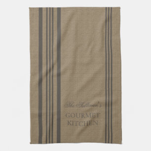 Linge De Cuisine Cuisine personnalisée par toile de jute français