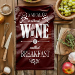 Linge De Cuisine Cuisine Sagesse Repas Sans Vin<br><div class="desc">Repas sans vin Serviette de cuisine - Beaucoup disent que le vin est un guérisseur. Un vin par jour offrant des bienfaits pour la santé, même en aidant à se détendre et à se détendre après une longue journée. Pour célébrer cette rupture scientifique à travers lol, nous avons conçu la...</div>