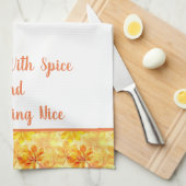 Linge De Cuisine Cuisine Serviette-Bénie avec l'épice et tout (Quart Plié)