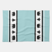 Linge De Cuisine Cuisine Serviette-Yellowstone Lodge 3 Ours et arbr (Horizontal)