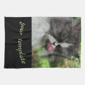 Linge De Cuisine cuisine, vacances, maison, texte, ,chat drôle (Horizontal)