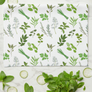 Linge De Cuisine Cuisine verte Cuisine de plantes de jardin culinai