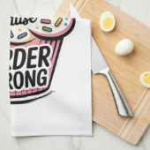 Linge De Cuisine Cuisiner Parce que le Meurtre est Mal (Quart Plié)