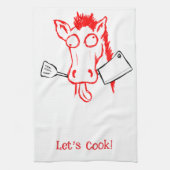 Linge De Cuisine Cuisinier Cheval Idiot (Vertical)