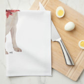 Linge De Cuisine Cuisinier Labrador Retriever Jaune (Quart Plié)