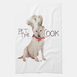 Linge De Cuisine Cuisinier Labrador Retriever Jaune