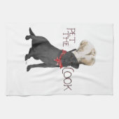 Linge De Cuisine Cuisinier Labrador Retriever Noir (Horizontal)