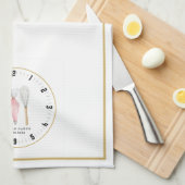 Linge De Cuisine Cuisinier Pâtissier Temps De Cuire (Quart Plié)