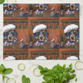 Linge De Cuisine Cuisiniers Dachshund (Plié)