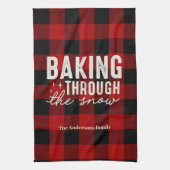 Linge De Cuisine Cuisson à travers Noël Plaid de Buffalo (Vertical)