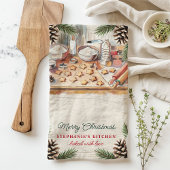 Linge De Cuisine Cuisson de Noël Pinecone personnalisée