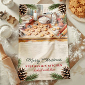 Linge De Cuisine Cuisson de Noël Pinecone personnalisée
