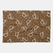 Linge De Cuisine Cuisson du motif avec le casquette de chef (Horizontal)