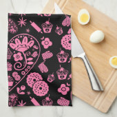 Linge De Cuisine Cupcake Baking Folk Art (Quart Plié)