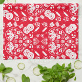 Linge De Cuisine Cupcake Baking Folk Art (Plié)