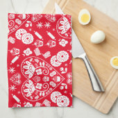 Linge De Cuisine Cupcake Baking Folk Art (Quart Plié)