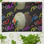 Linge De Cuisine Cupcake de carottes avec Confetti (Plié)